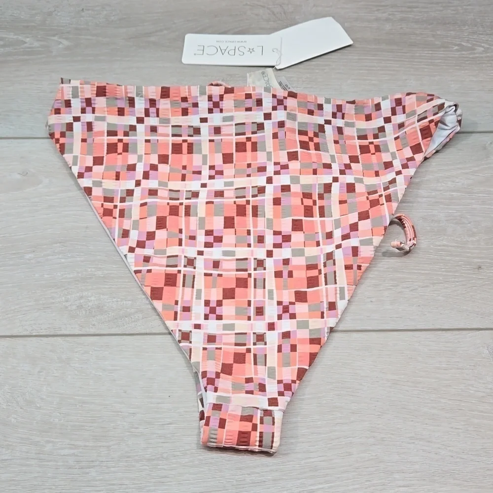 NWT L Space Women Anthropologie Joy Bottom Bitsy swim sz L